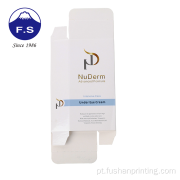 Impressão de papel personalizado Caixa de óleo essencial de pele cosmética